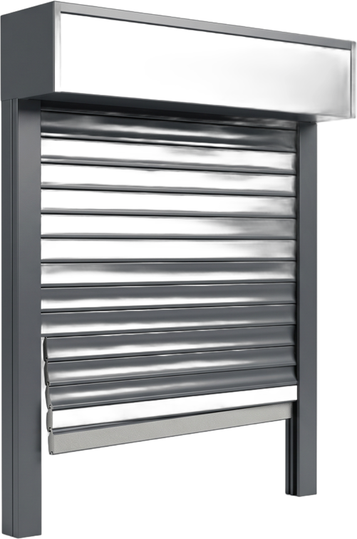 Rulou exterior din aluminiu cu casetă antracit